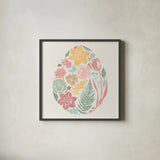Spring Delight XI by Anne Tavoletti. Shown in a sleek black glass frame for a contemporary gallery look. Available as an archival giclee rolled canvas, fine art paper, or poster print. SKU 92090a.