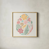 Spring Delight XI by Anne Tavoletti. Shown in a natural wood glass frame for a timeless modern aesthetic. Available as an archival giclee rolled canvas, fine art paper, or poster print. SKU 92090a.