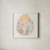 Spring Delight XI by Anne Tavoletti. Shown in a crisp white glass frame for a clean and minimalist style. Available as an archival giclee rolled canvas, fine art paper, or poster print. SKU 92090a.