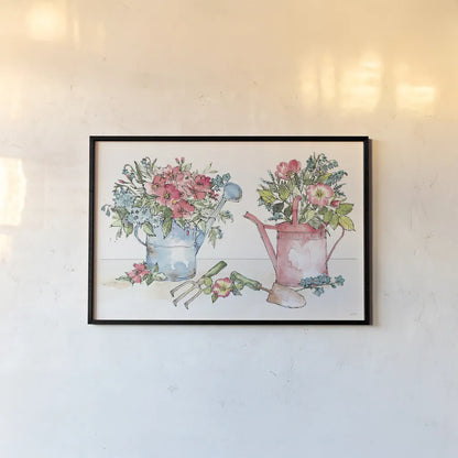 Spring Season I by Anne Tavoletti. shown as a paper print in a black flame. Available as a archival giclee rolled canvas, fine art paper, or poster print. SKU 78437i.