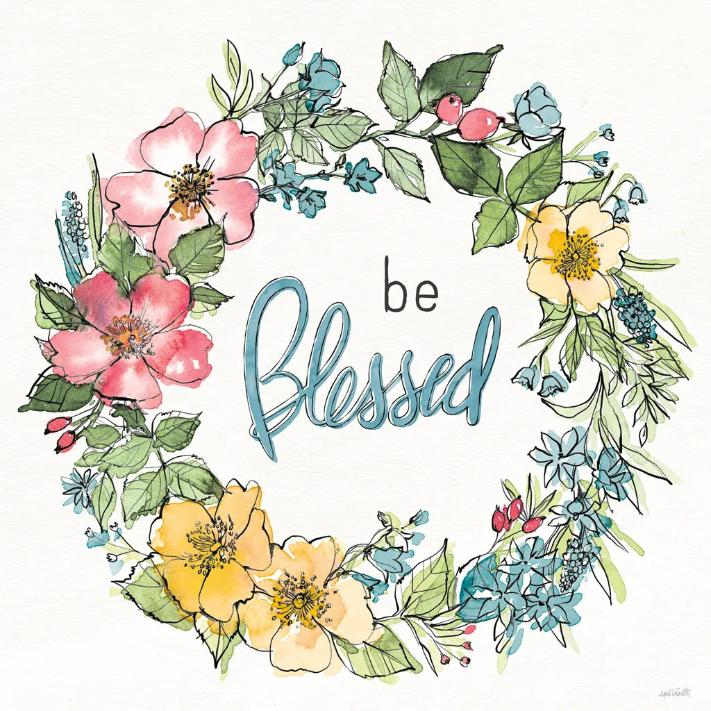 Spring Season IX by Anne Tavoletti. SKU 78445a. Archival Giclee Fine art print for wall decor.