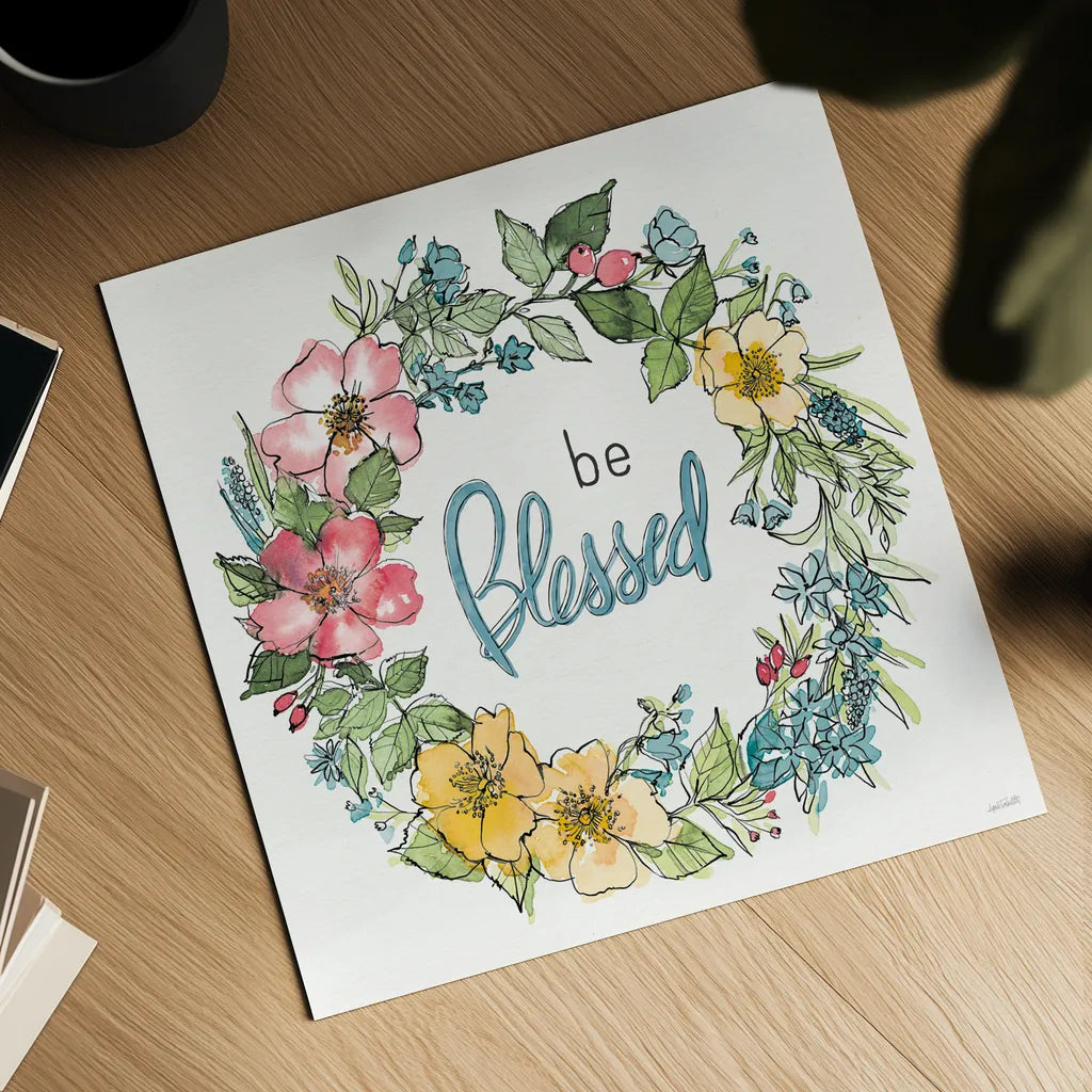 Spring Season IX by Anne Tavoletti. Shown as a detailed flat fine art print, highlighting archival giclee quality. Available as an archival giclee rolled canvas, fine art paper, or poster print. SKU 78445a.