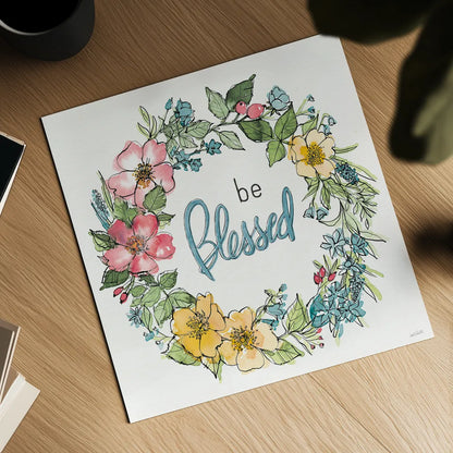 Spring Season IX by Anne Tavoletti. Shown as a detailed flat fine art print, highlighting archival giclee quality. Available as an archival giclee rolled canvas, fine art paper, or poster print. SKU 78445a.