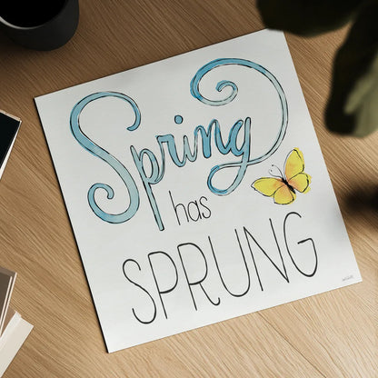 Spring Season V by Anne Tavoletti. Shown as a detailed flat fine art print, highlighting archival giclee quality. Available as an archival giclee rolled canvas, fine art paper, or poster print. SKU 78441a.