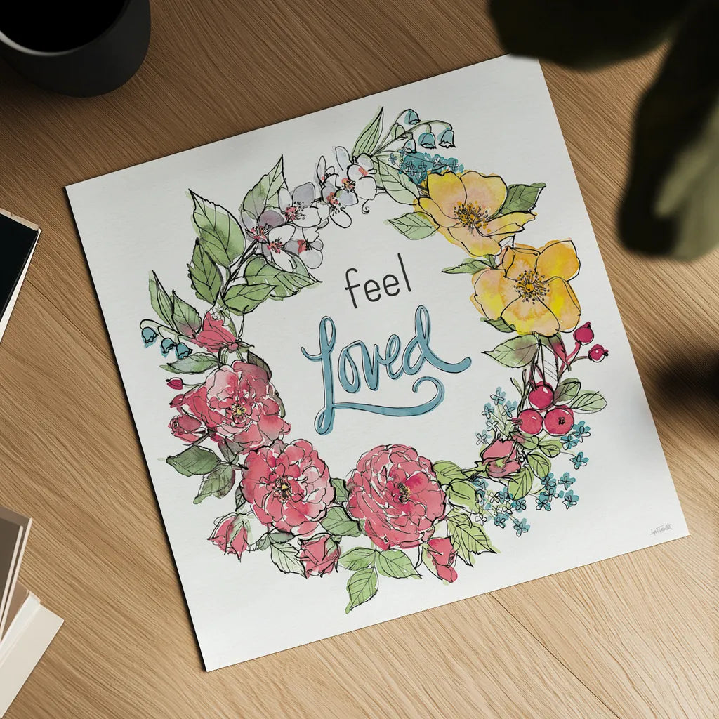 Spring Season VIII by Anne Tavoletti. Shown as a detailed flat fine art print, highlighting archival giclee quality. Available as an archival giclee rolled canvas, fine art paper, or poster print. SKU 78444a.