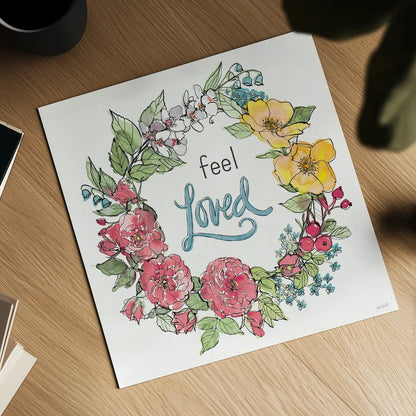 Spring Season VIII by Anne Tavoletti. Shown as a detailed flat fine art print, highlighting archival giclee quality. Available as an archival giclee rolled canvas, fine art paper, or poster print. SKU 78444a.