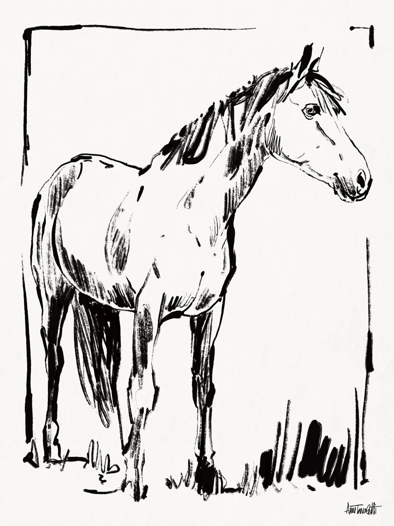 Stance Sketch by Anne Tavoletti