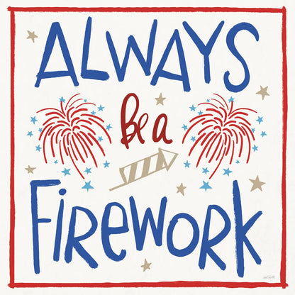 Star Spangled Sayings IV by Anne Tavoletti. SKU 85907a. Archival Giclee Fine art print for wall decor.