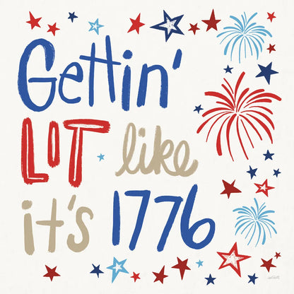 Star Spangled Sayings VI by Anne Tavoletti. SKU 87620a. Archival Giclee Fine art print for wall decor.