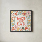 Stylish Sayings I by Anne Tavoletti. Shown in a sleek black glass frame for a contemporary gallery look. Available as an archival giclee rolled canvas, fine art paper, or poster print. SKU 101504a.