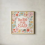 Stylish Sayings I by Anne Tavoletti. Shown in a natural wood glass frame for a timeless modern aesthetic. Available as an archival giclee rolled canvas, fine art paper, or poster print. SKU 101504a.