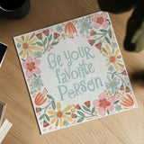 Stylish Sayings II by Anne Tavoletti. Shown as a detailed flat fine art print, highlighting archival giclee quality. Available as an archival giclee rolled canvas, fine art paper, or poster print. SKU 101505a.