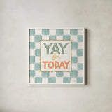 Stylish Sayings X by Anne Tavoletti. Shown in a crisp white glass frame for a clean and minimalist style. Available as an archival giclee rolled canvas, fine art paper, or poster print. SKU 101513a.