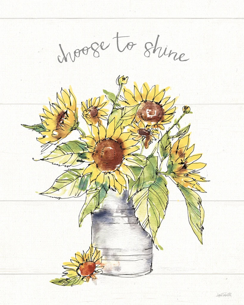 Sunflower Fields I by Anne Tavoletti