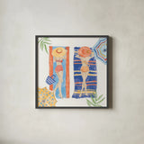 Sunkissed II by Anne Tavoletti. Shown in a sleek black glass frame for a contemporary gallery look. Available as an archival giclee rolled canvas, fine art paper, or poster print. SKU 104200a.