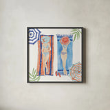 Sunkissed III by Anne Tavoletti. Shown in a sleek black glass frame for a contemporary gallery look. Available as an archival giclee rolled canvas, fine art paper, or poster print. SKU 104202a.