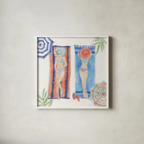 Sunkissed III by Anne Tavoletti. Shown in a crisp white glass frame for a clean and minimalist style. Available as an archival giclee rolled canvas, fine art paper, or poster print. SKU 104202a.