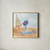 Sunkissed IV by Anne Tavoletti. Shown in a natural wood glass frame for a timeless modern aesthetic. Available as an archival giclee rolled canvas, fine art paper, or poster print. SKU 104204a.