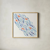 Sunkissed VII by Anne Tavoletti. Shown in a natural wood glass frame for a timeless modern aesthetic. Available as an archival giclee rolled canvas, fine art paper, or poster print. SKU 104207a.
