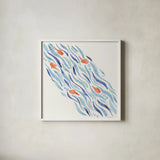 Sunkissed VII by Anne Tavoletti. Shown in a crisp white glass frame for a clean and minimalist style. Available as an archival giclee rolled canvas, fine art paper, or poster print. SKU 104207a.