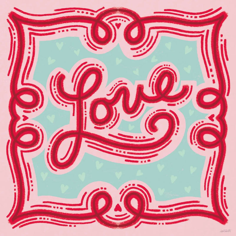 Sweet Hearts I by Anne Tavoletti. SKU 96253a. Archival Giclee Fine art print for wall decor.