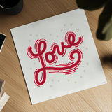 Sweet Hearts II by Anne Tavoletti. Shown as a detailed flat fine art print, highlighting archival giclee quality. Available as an archival giclee rolled canvas, fine art paper, or poster print. SKU 96254a.