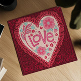 Sweet Hearts III by Anne Tavoletti. Shown as a detailed flat fine art print, highlighting archival giclee quality. Available as an archival giclee rolled canvas, fine art paper, or poster print. SKU 96255a.