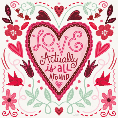 Sweet Hearts VI v2 by Anne Tavoletti. SKU 97412a. Archival Giclee Fine art print for wall decor.