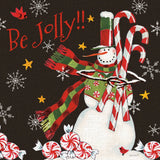 Sweet Snowmen II Black by Anne Tavoletti. SKU 20567a. Archival Giclee Fine art print for wall decor.