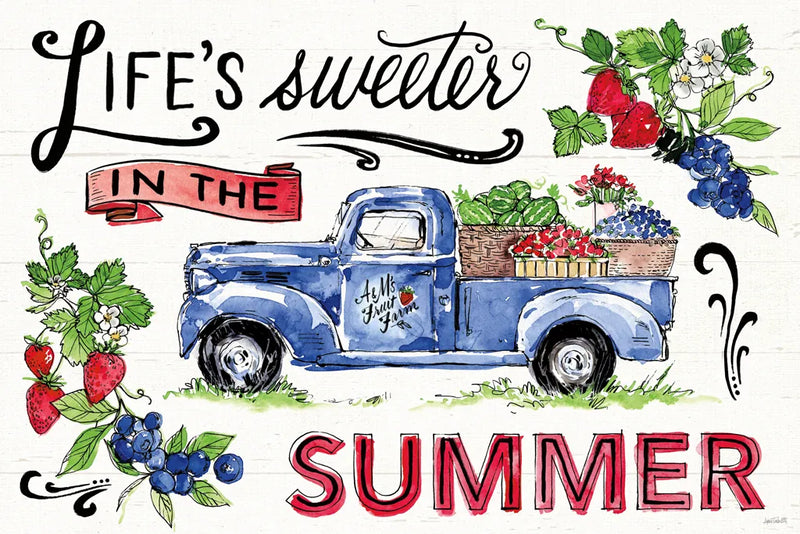 Sweet Summer I by Anne Tavoletti. SKU 86735i. Archival Giclee Fine art print for wall decor.