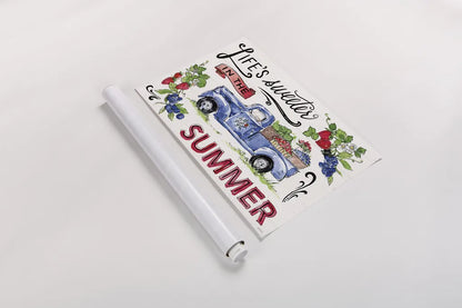 Sweet Summer I by Anne Tavoletti. shown as a rolled paper print. Available as archival giclee rolled canvas, fine art paper, or poster print. SKU 86735i.