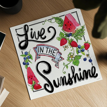 Sweet Summer II by Anne Tavoletti. Shown as a detailed flat fine art print, highlighting archival giclee quality. Available as an archival giclee rolled canvas, fine art paper, or poster print. SKU 86736a.