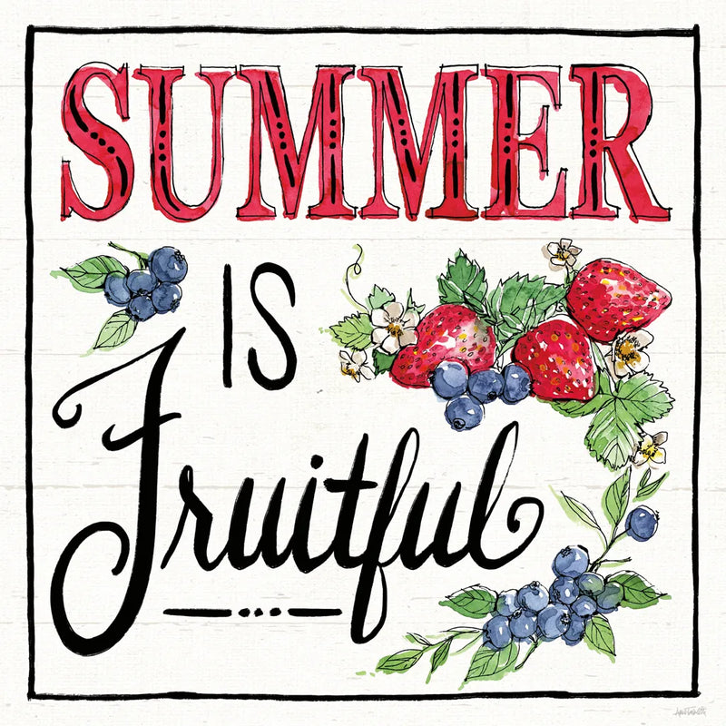 Sweet Summer IV by Anne Tavoletti. SKU 86738a. Archival Giclee Fine art print for wall decor.