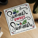 Sweet Summer V by Anne Tavoletti. Shown as a detailed flat fine art print, highlighting archival giclee quality. Available as an archival giclee rolled canvas, fine art paper, or poster print. SKU 86739a.