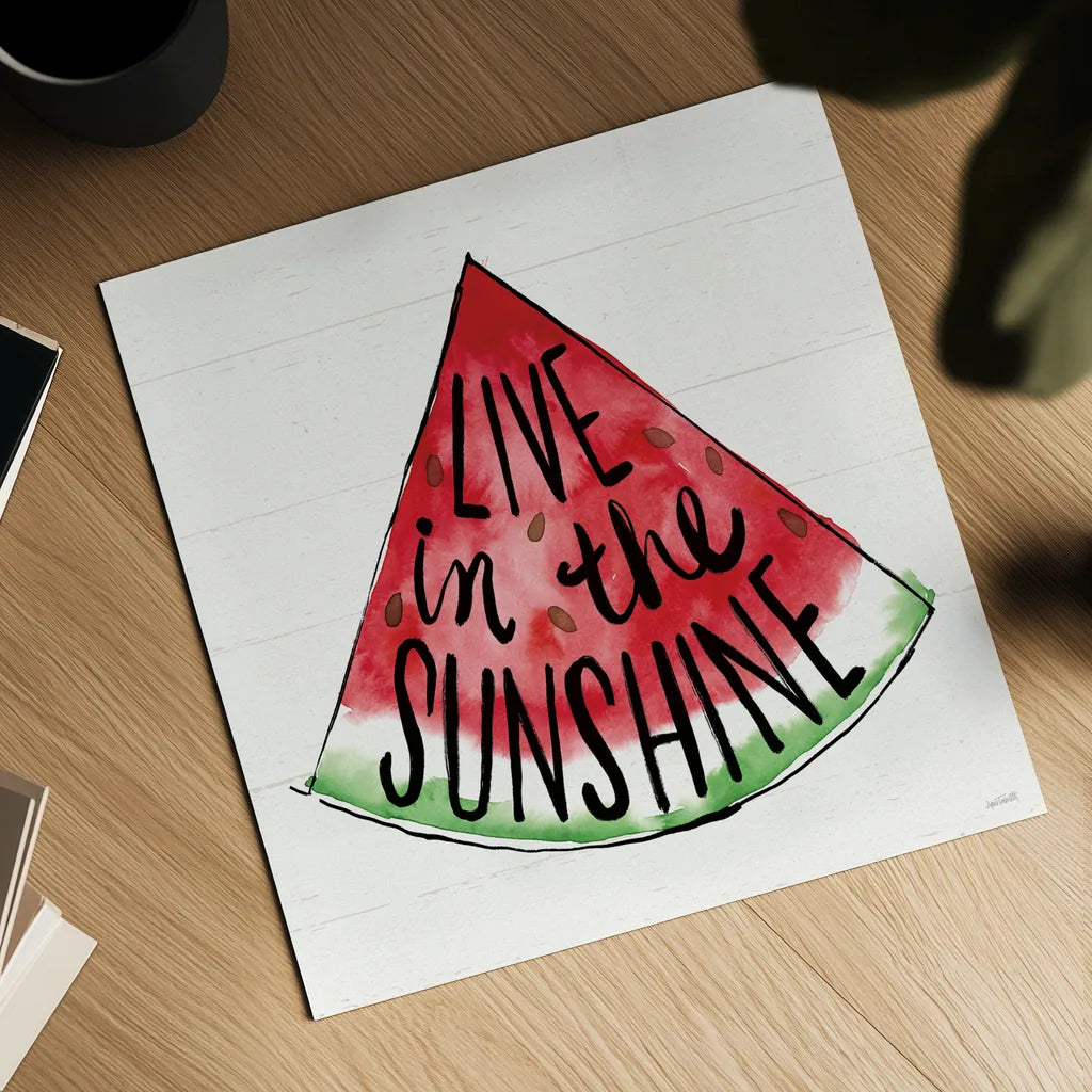 Sweet Summer VI by Anne Tavoletti. Shown as a detailed flat fine art print, highlighting archival giclee quality. Available as an archival giclee rolled canvas, fine art paper, or poster print. SKU 86740a.