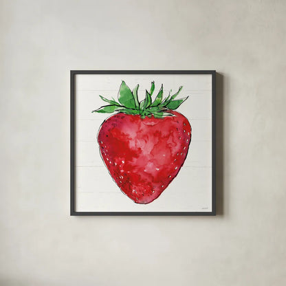 Sweet Summer VII No Words by Anne Tavoletti. Shown in a sleek black glass frame for a contemporary gallery look. Available as an archival giclee rolled canvas, fine art paper, or poster print. SKU 87780a.