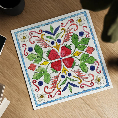 Sweet Summer X by Anne Tavoletti. Shown as a detailed flat fine art print, highlighting archival giclee quality. Available as an archival giclee rolled canvas, fine art paper, or poster print. SKU 86744a.