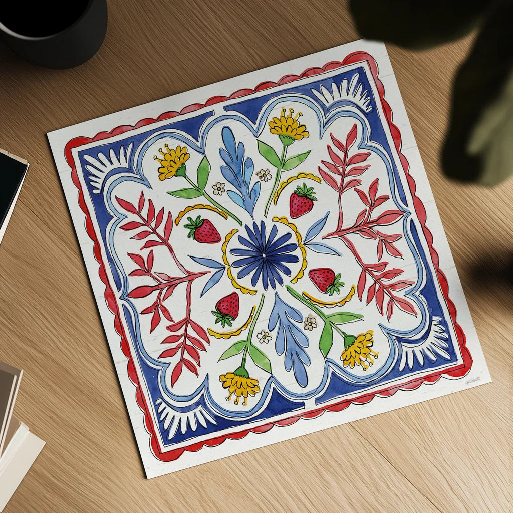 Sweet Summer XI by Anne Tavoletti. Shown as a detailed flat fine art print, highlighting archival giclee quality. Available as an archival giclee rolled canvas, fine art paper, or poster print. SKU 86745a.