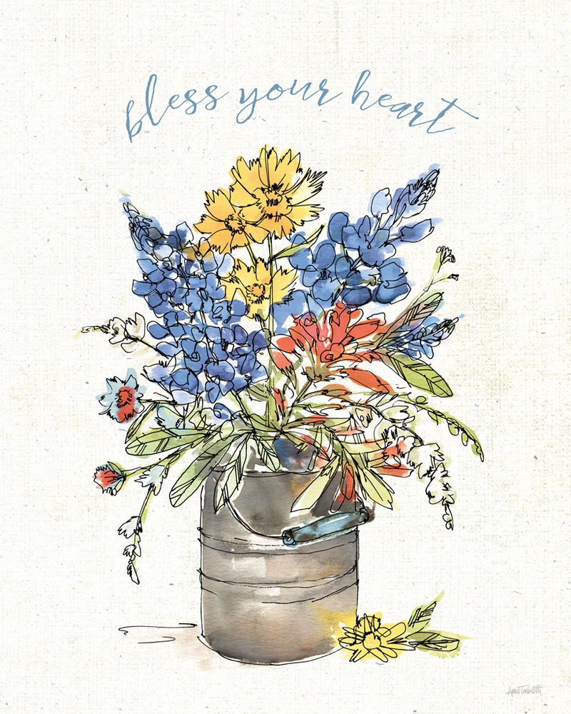 Texas Bluebonnet I by Anne Tavoletti