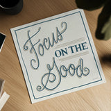 The Good I by Anne Tavoletti. Shown as a detailed flat fine art print, highlighting archival giclee quality. Available as an archival giclee rolled canvas, fine art paper, or poster print. SKU 64946a.