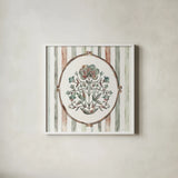 Tones of the Season VI by Anne Tavoletti. Shown in a crisp white glass frame for a clean and minimalist style. Available as an archival giclee rolled canvas, fine art paper, or poster print. SKU 97201a.