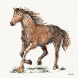 Trot by Anne Tavoletti. SKU 97881a. Archival Giclee Fine art print for wall decor.