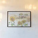 Tuscan Elegance III by Anne Tavoletti. shown as a paper print in a black flame. Available as a archival giclee rolled canvas, fine art paper, or poster print. SKU 31919i.