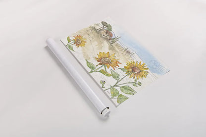 Tuscan Elegance IV by Anne Tavoletti. shown as a rolled paper print. Available as archival giclee rolled canvas, fine art paper, or poster print. SKU 31920i.