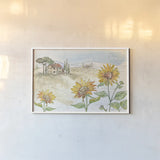 Tuscan Elegance IV by Anne Tavoletti. shown as a paper print in a white frame. Available as a archival giclee rolled canvas, fine art paper, or poster print. SKU 31920i.
