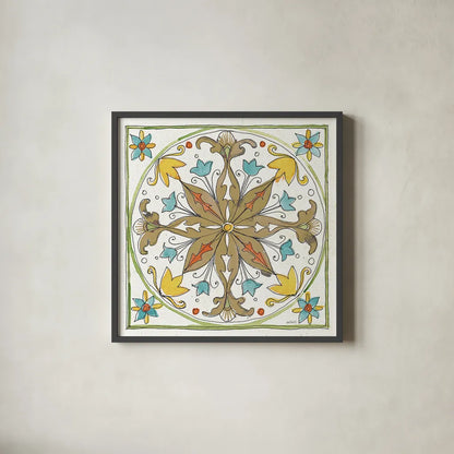 Tuscan Elegance VIII by Anne Tavoletti. Shown in a sleek black glass frame for a contemporary gallery look. Available as an archival giclee rolled canvas, fine art paper, or poster print. SKU 31924a.