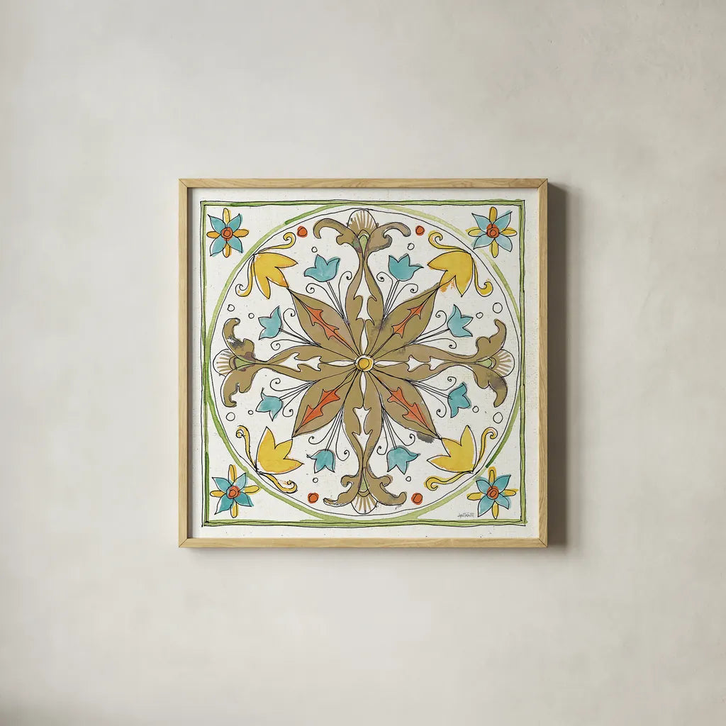 Tuscan Elegance VIII by Anne Tavoletti. Shown in a natural wood glass frame for a timeless modern aesthetic. Available as an archival giclee rolled canvas, fine art paper, or poster print. SKU 31924a.