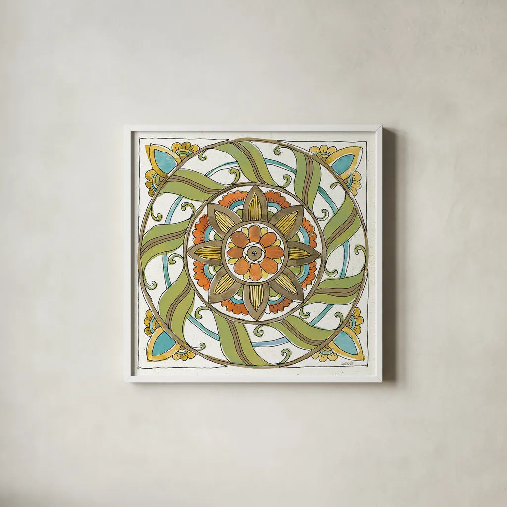 Tuscan Elegance X by Anne Tavoletti. Shown in a crisp white glass frame for a clean and minimalist style. Available as an archival giclee rolled canvas, fine art paper, or poster print. SKU 31926a.