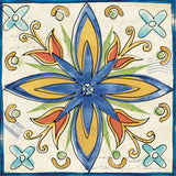 Tuscan Sun Tiles I Talavera by Anne Tavoletti. SKU 78854a. Archival Giclee Fine art print for wall decor.