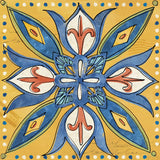 Tuscan Sun Tiles II Color Talavera by Anne Tavoletti. SKU 78859a. Archival Giclee Fine art print for wall decor.